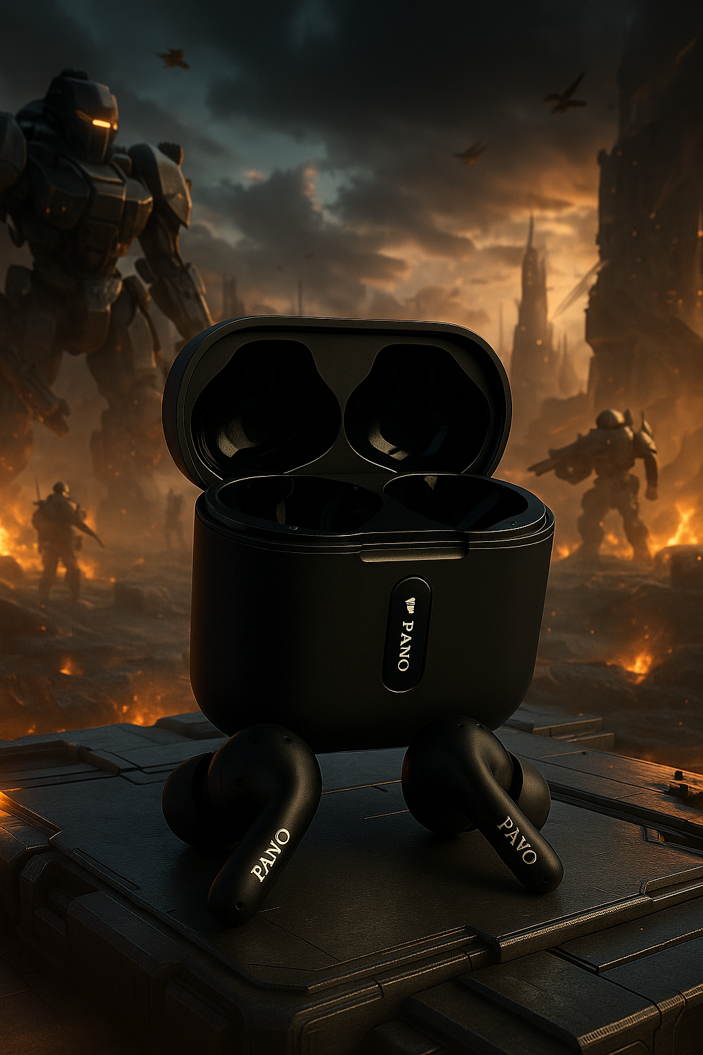 PAVO Luxury P - 132 | Gaming Earbuds | Low Latency 35ms | Dual Mic ENC | 32H Battery | TWS | Anti sweat - Image 3