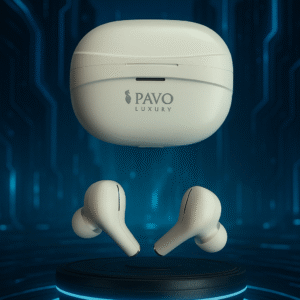 PAVO Luxury P - 124 TWS Earbuds | V5.3 | 14mm Driver | ENC Call Mic | ANC -42dB + 3dB | 30H Playtime