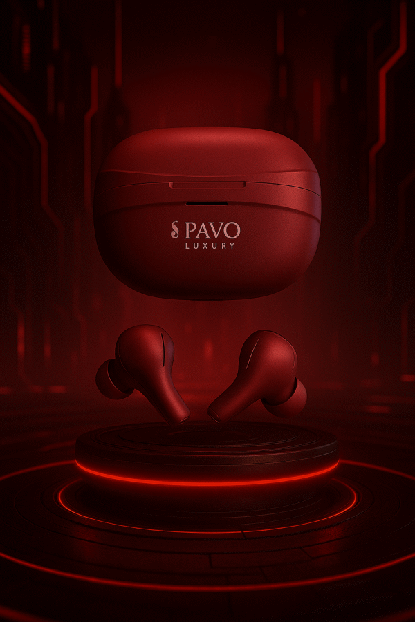 PAVO Luxury P - 124 TWS Earbuds | V5.3 | 14mm Driver | ENC Call Mic | ANC -42dB + 3dB | 30H Playtime - Image 5
