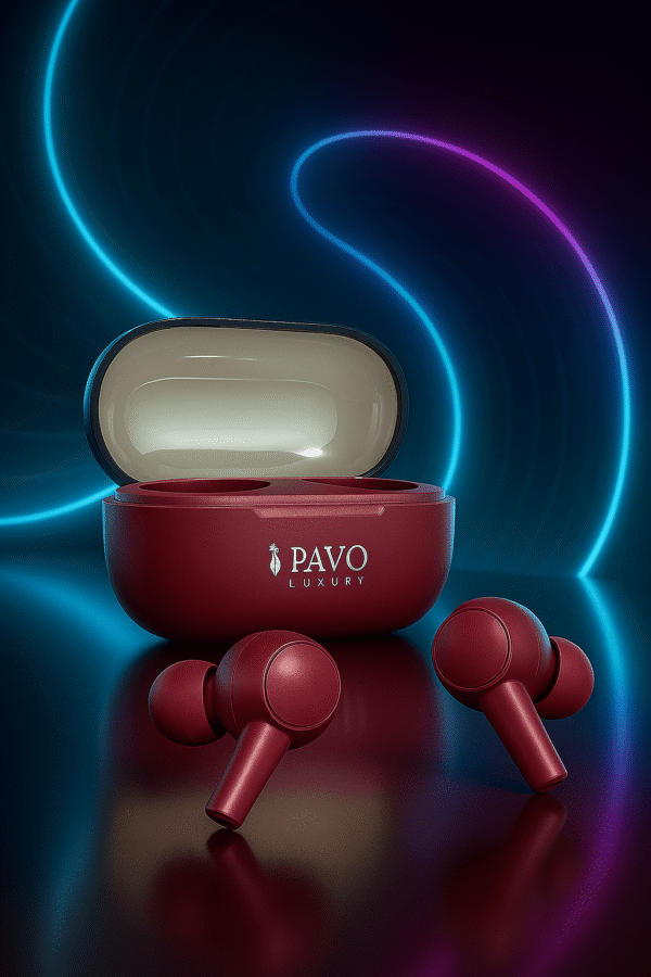 PAVO Luxury P - 121 TWS Earbuds | V5.3 | 14mm Driver | ENC Call Mic | ANC -42dB + 3dB | 30H Playtime - Image 4