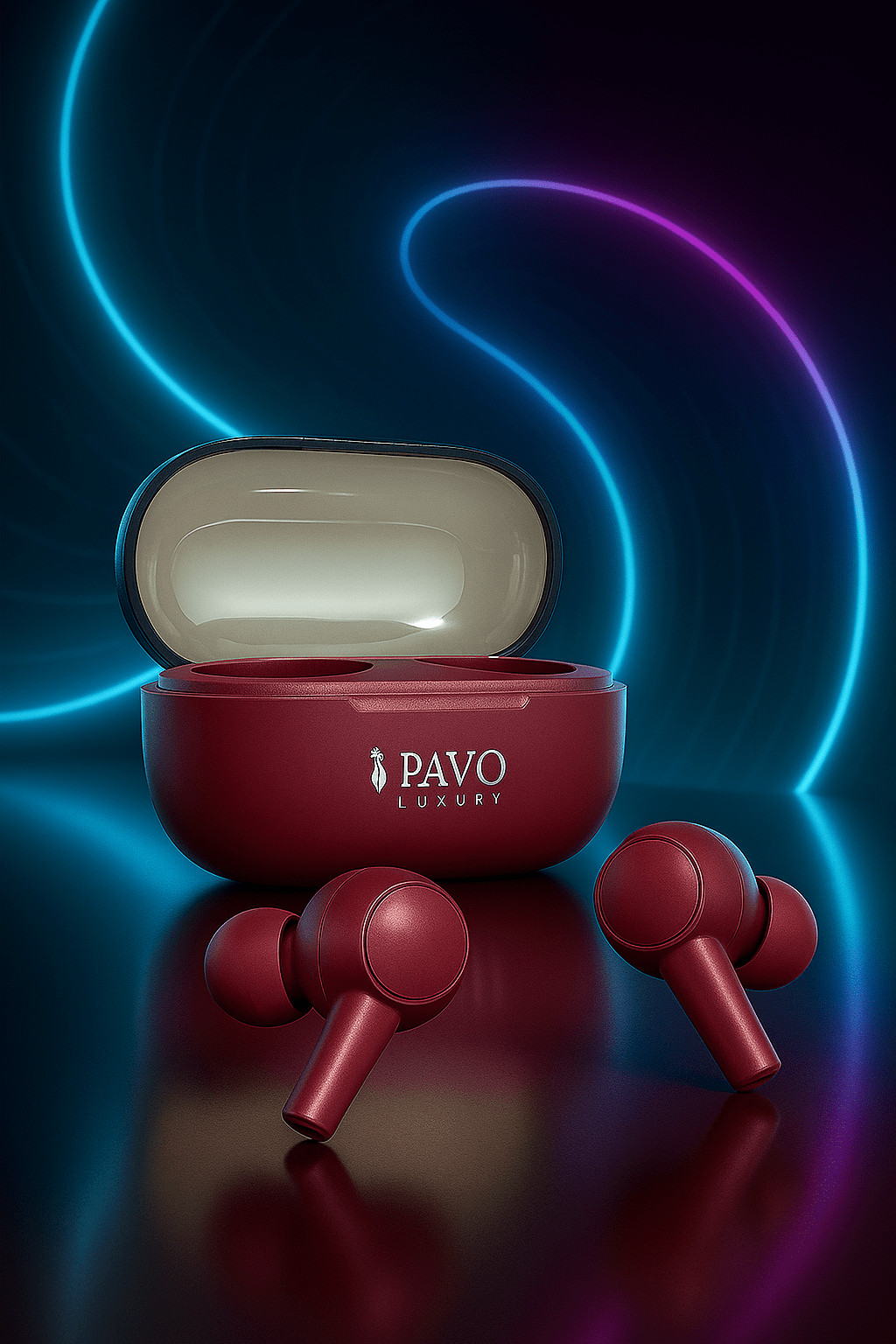 PAVO Luxury P - 121 TWS Earbuds | V5.3 | 14mm Driver | ENC Call Mic | ANC -42dB + 3dB | 30H Playtime - Image 4