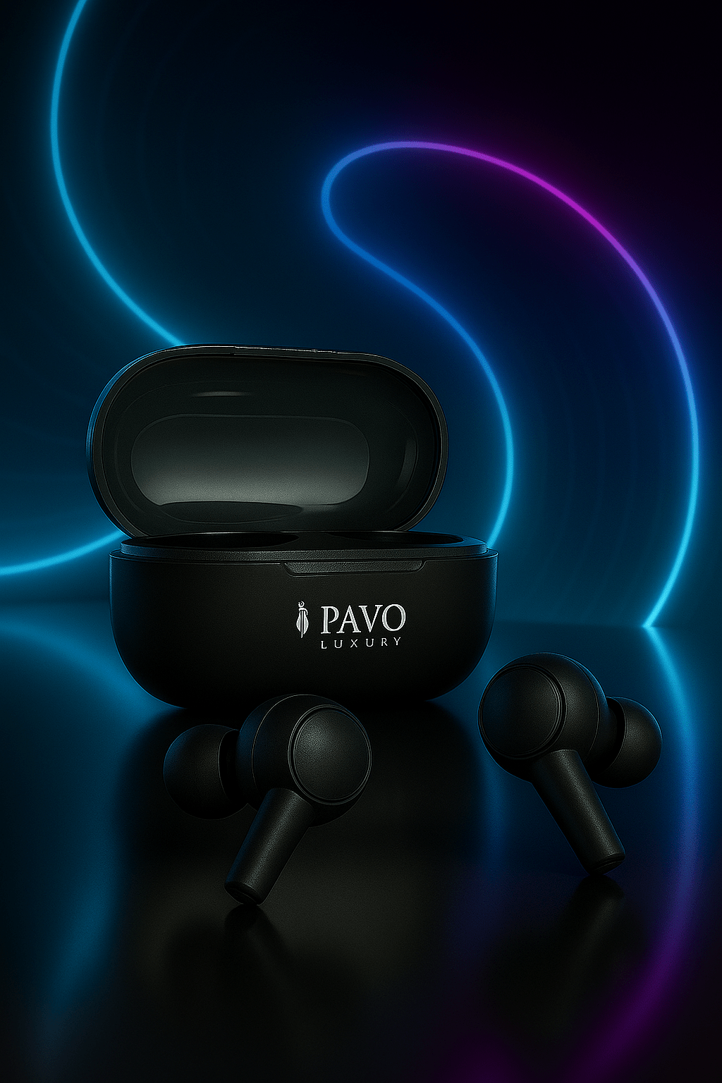 PAVO Luxury P - 121 TWS Earbuds | V5.3 | 14mm Driver | ENC Call Mic | ANC -42dB + 3dB | 30H Playtime - Image 5