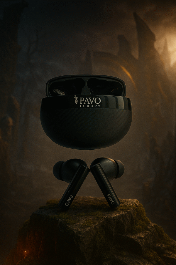 PAVO P - 136 Gaming Earbuds | Low Latency 35ms | Dual Mic ENC | 32H Battery | TWS | Anti sweat - Image 3
