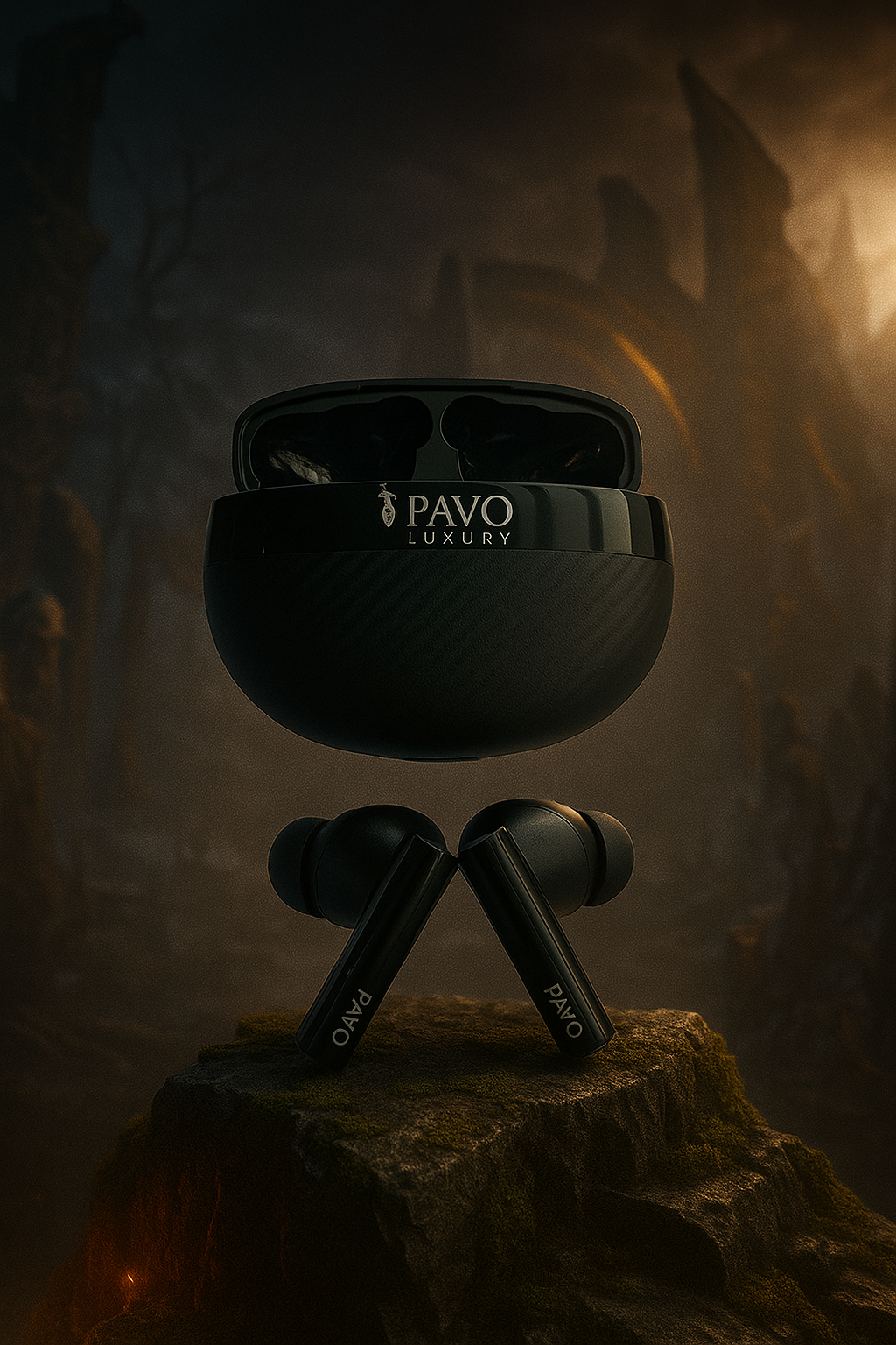 PAVO P - 136 Gaming Earbuds | Low Latency 35ms | Dual Mic ENC | 32H Battery | TWS | Anti sweat - Image 3