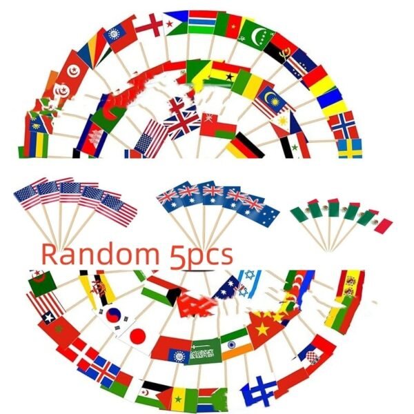 Paper Toothpick Flag Cake Dessert Steak Fruit Decorative Flag - Image 3
