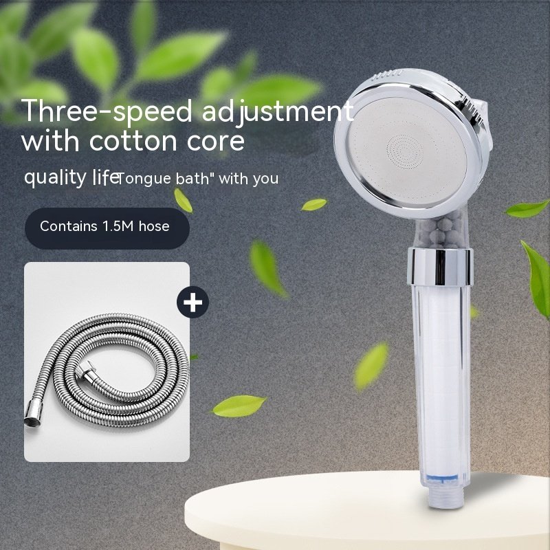 Three-speed Anion Supercharged Filtering Shower Head Nozzle - Image 5